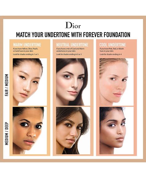 dior forever summer skin swatches|Dior forever undertones.